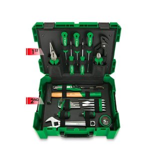 مجموعه 104 عددی ابزار تاپ تول مدل GCZ-104A